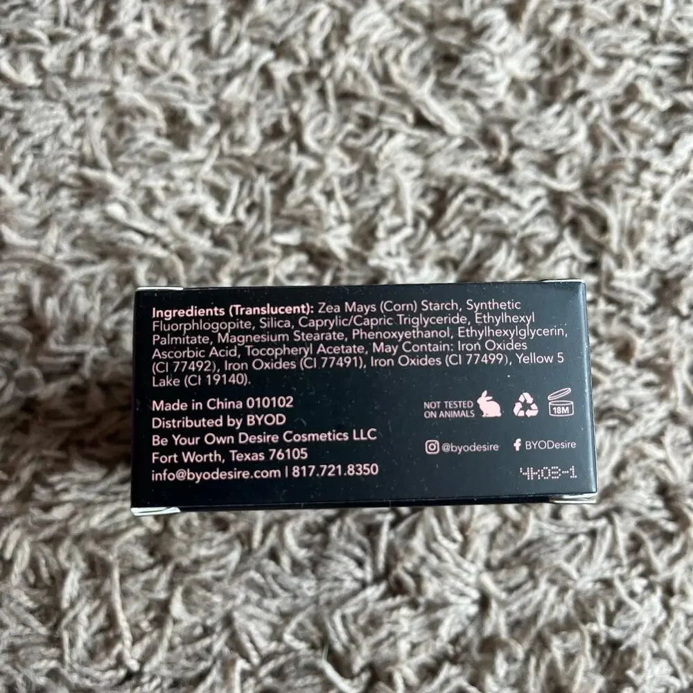 NWT! Be Your Own Desire Desire Matte Magic Loose Translucent Powder